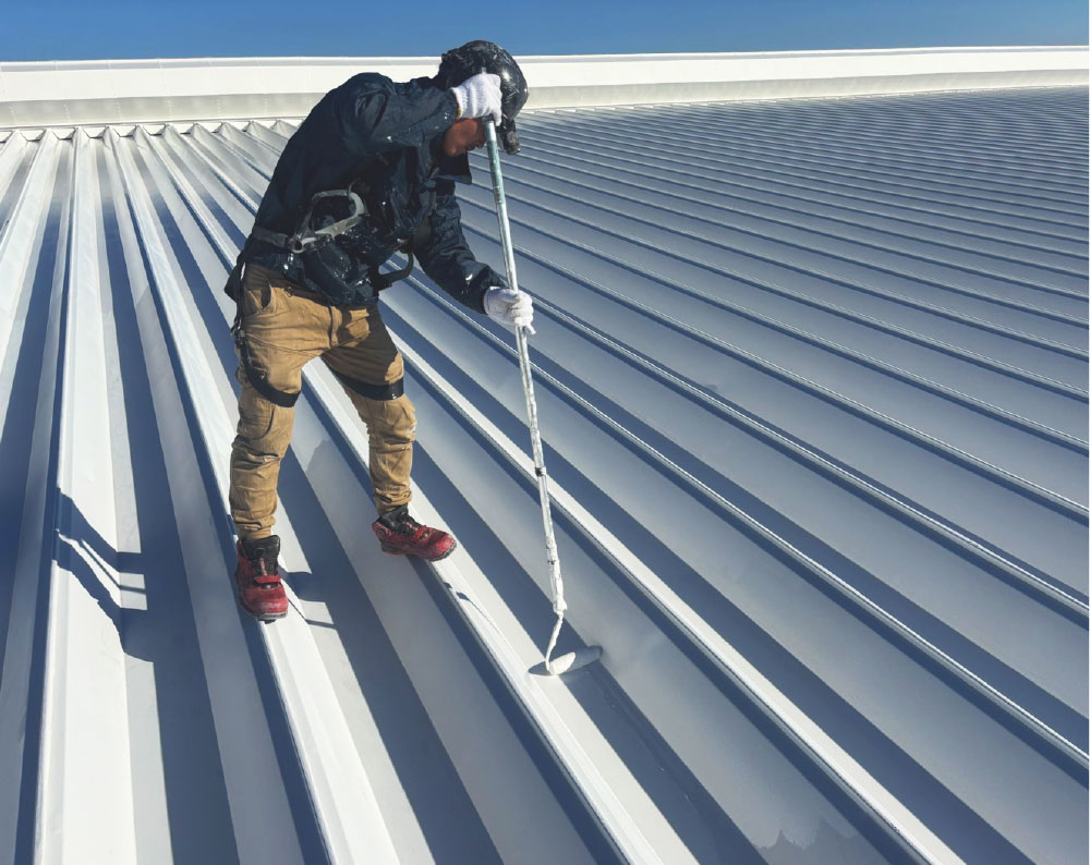 ウォータージェット工法による塗膜剥離